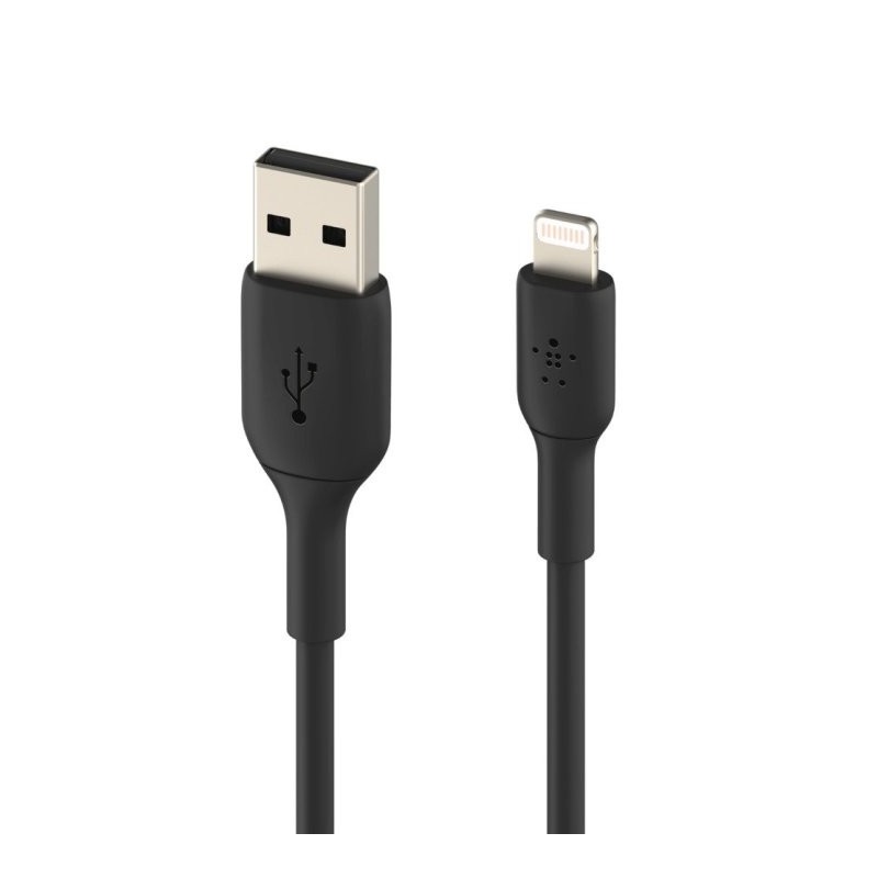 Cable lightning a usb tipo a belkin 1m - macho - macho - negro
