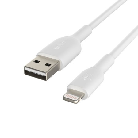 Cable lightning a usb tipo a belkin 1m - macho - macho - blanco