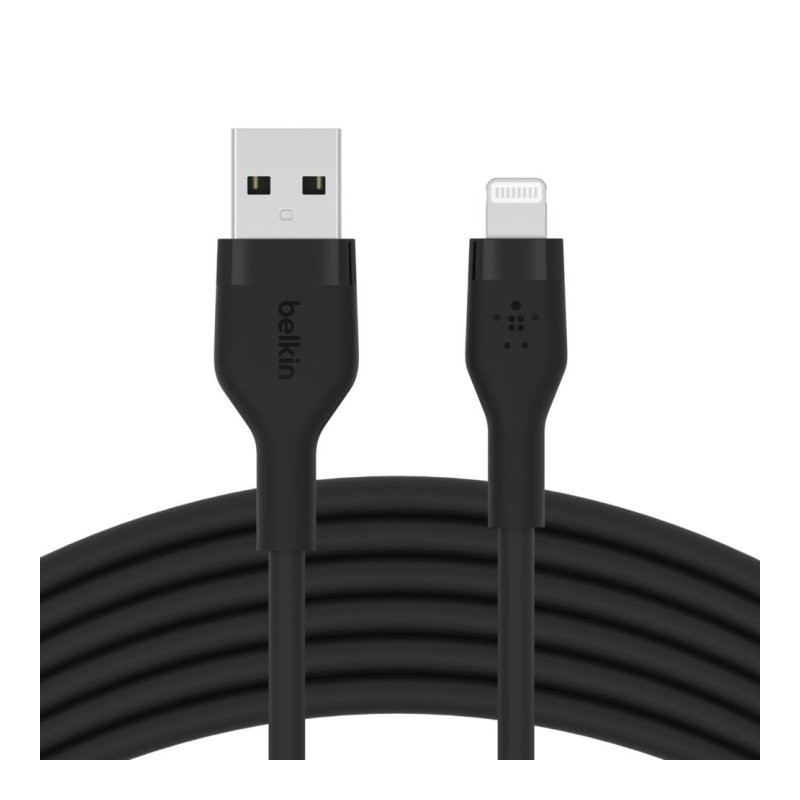 Cable lightning a usb tipo a belkin 1m - macho - macho - negro