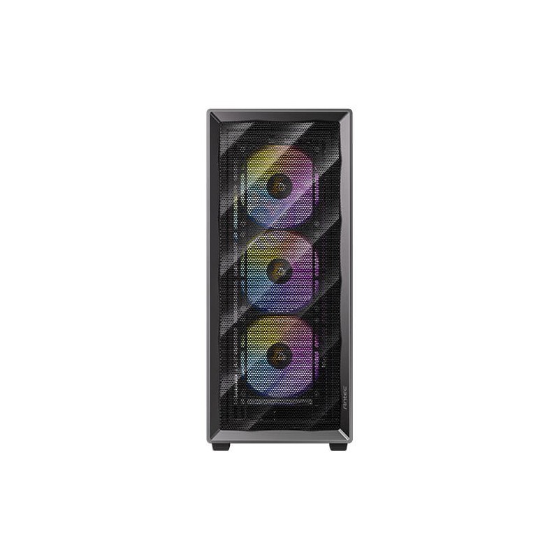 Caja ordenador gaming antec ax85 atx argb cristal templado negra