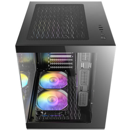 Caja ordenador gaming antec cx60m matx argb cristal templado negro