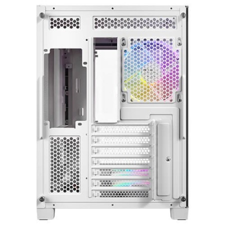 Caja ordenador gaming antec c5 curve argb atx cristal templado blanca