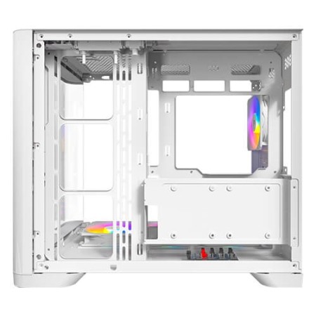 Caja ordenador gaming antec c5 curve argb atx cristal templado blanca