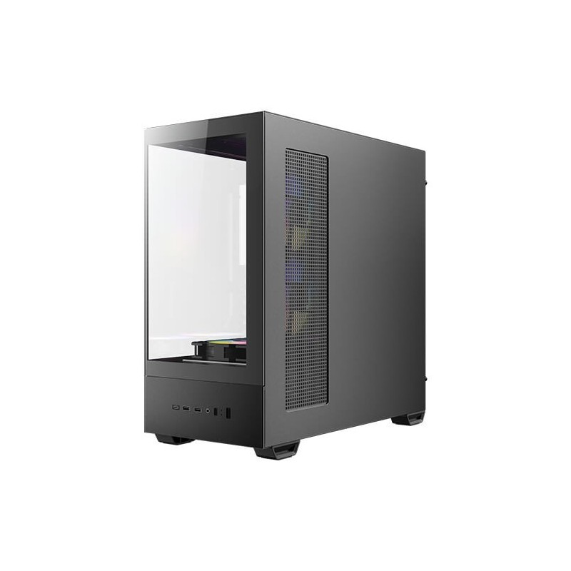 Caja ordenador gaming antec cx705 atx argb cristal templado negra