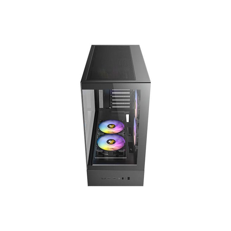 Caja ordenador gaming antec cx705 atx argb cristal templado negra