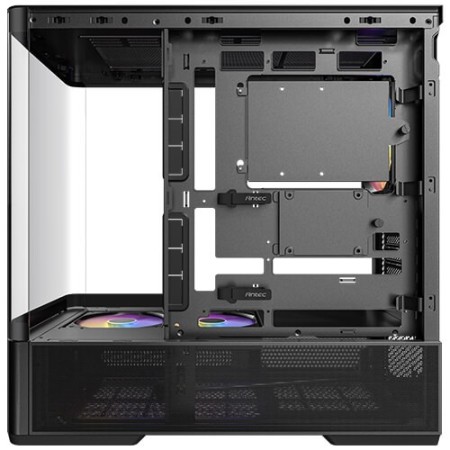 Caja ordenador gaming antec c6 curve atx argb cristal templado negra