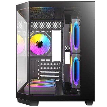 Caja ordenador gaming antec cx m2 argb matx cristal templado negra