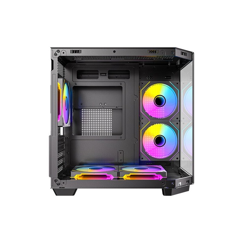 Caja ordenador gaming antec cx m2 argb matx cristal templado negra