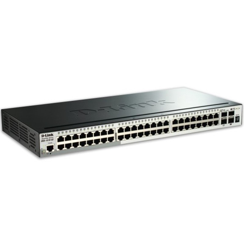 Switch d - link 52 puertos gestionable 48 gigabit ethernet 10 - 100 - 1000 2 sfp