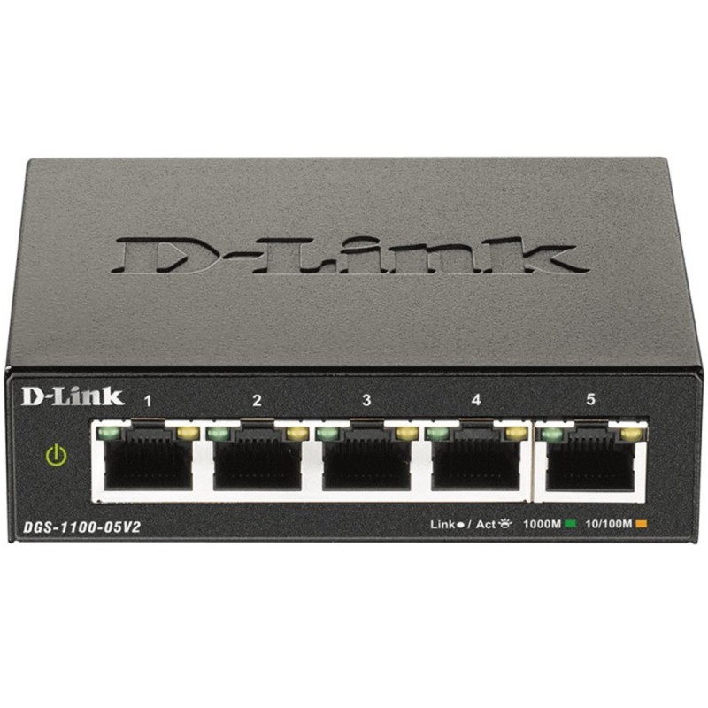Switch D-Link DGS-1100-05V2 5 Puertos/ RJ-45 10/100/1000