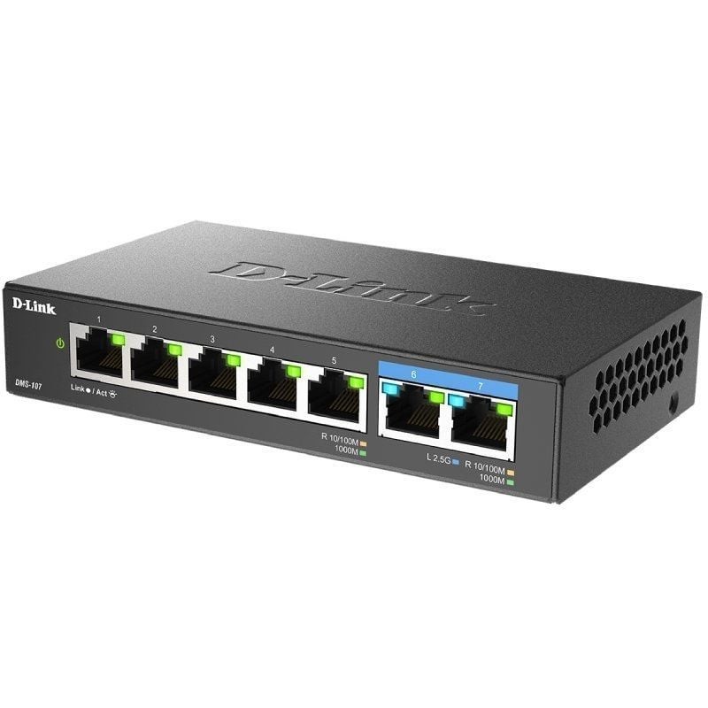 Switch D-Link DMS-107 7 Puertos/ RJ-45 10/100/1000