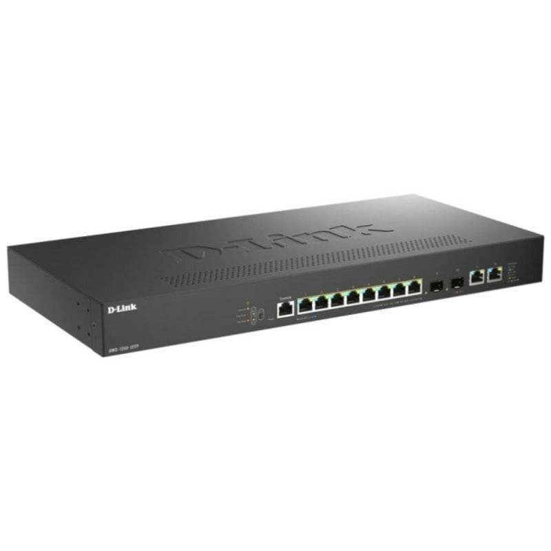 Switch Gestionable D-Link DMS-1250-12TP 10 Puertos/ RJ-45 100/1000/2.5G/ PoE/ SFP