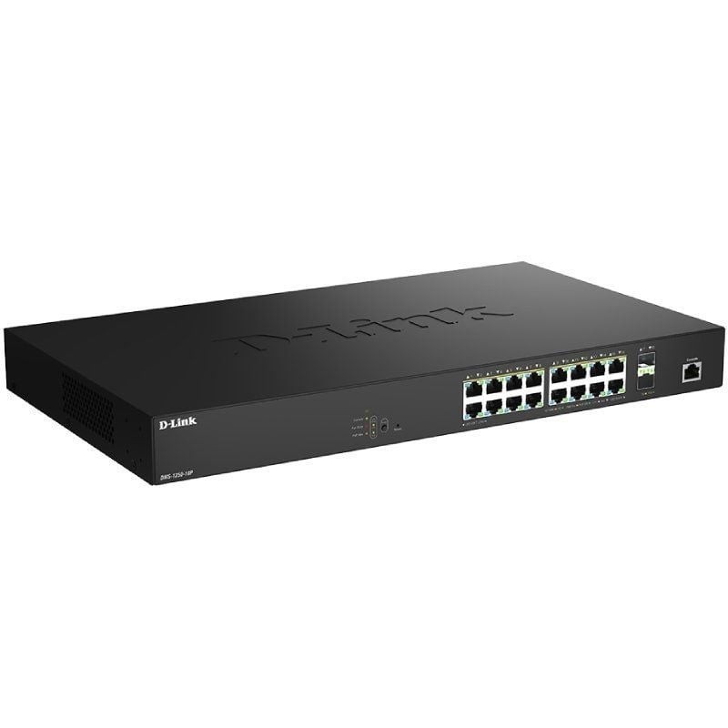 Switch D-Link DMS-1250-18P/E 18 Puertos/ RJ-45 Gigabit 10/100/1000 PoE/ SFP