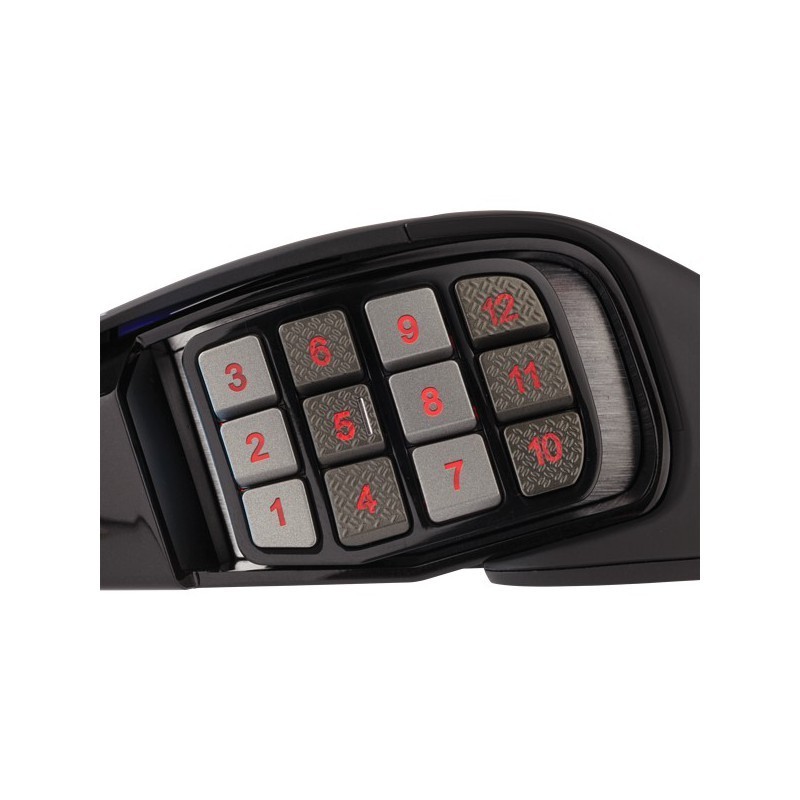 Raton gaming corsair scimitar elite rgb negro
