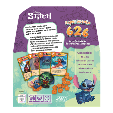 Disney stitch experimento 626