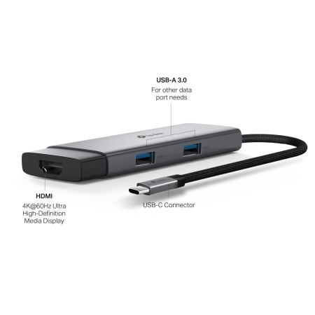 Hub tp - link usb tipo c 5 en 1