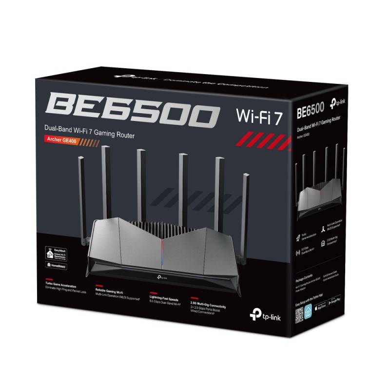 Router wifi tp - link archer ge400 be6500