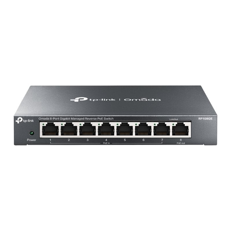 TP-Link RP108GE Switch 7xGb PoE In 1xGb PoE Out
