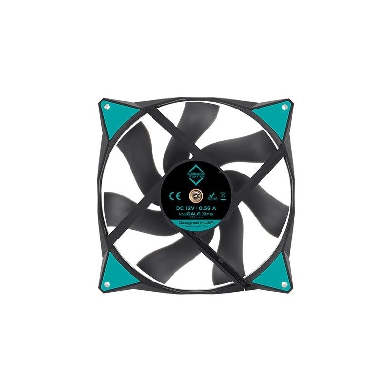VENTILADOR 140X140 ICEBERG-THERMAL ICEGALE ARGB BLACK 2P
