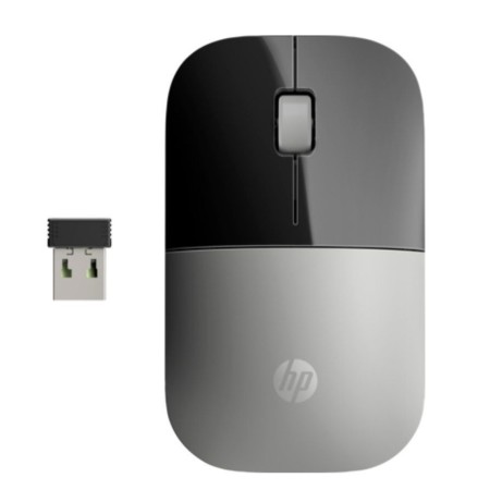 Raton inalambrico hp wireless z3700 negro - plata