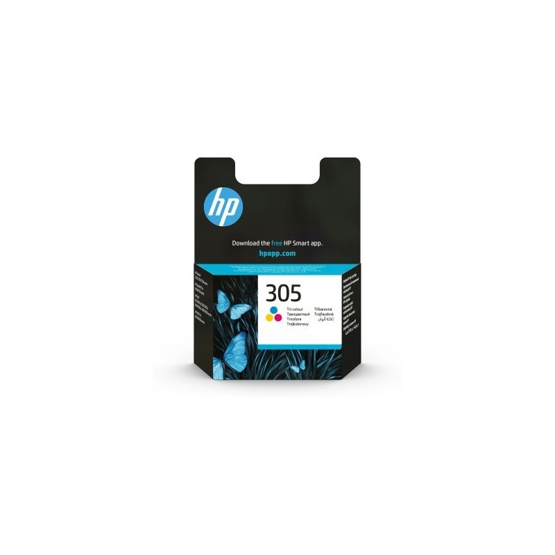 Cartucho tinta hp 305 3ym60ae tricolor deskjet 1210 - 1212