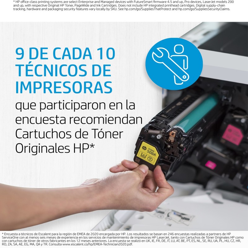 Toner hp 212a w2122a - amarillo m554 - m555 - m578