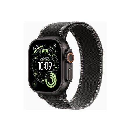 Smartwatch apple watch ultra 3 gps + cellular 49mm black titanium case black - charcoal trail loop - m - l