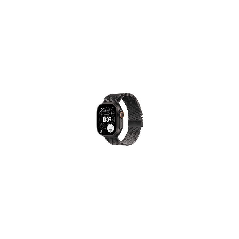 Smartwatch apple watch ultra 3 gps + cellular 49mm black titanium case black titanium milanese loop - m