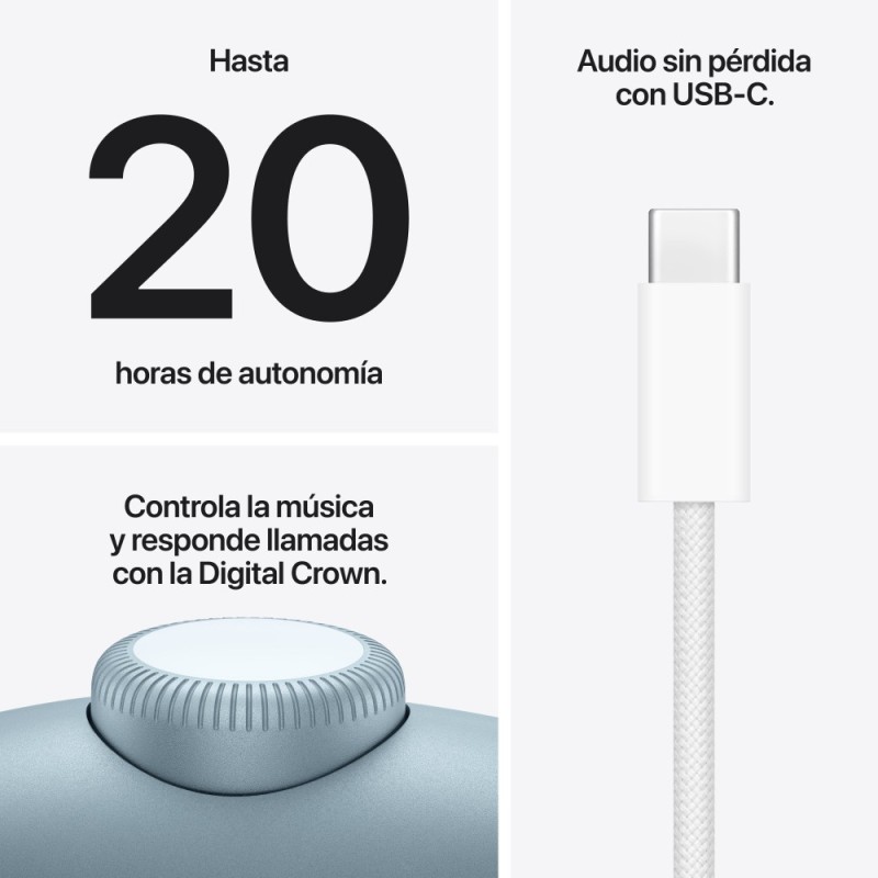Auriculares apple airpods max 2 inalambrico blue