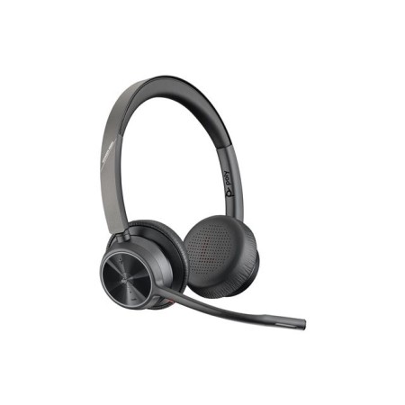 Auriculares poly voyager 4320 inalambrico negro