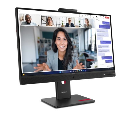 Monitor led 23.8 pulgadas lenovo thinkvision t24 - 4v ips - fhd - dp - hdmi - vga - 120hz - 4ms - vesa 100x100 - webcam