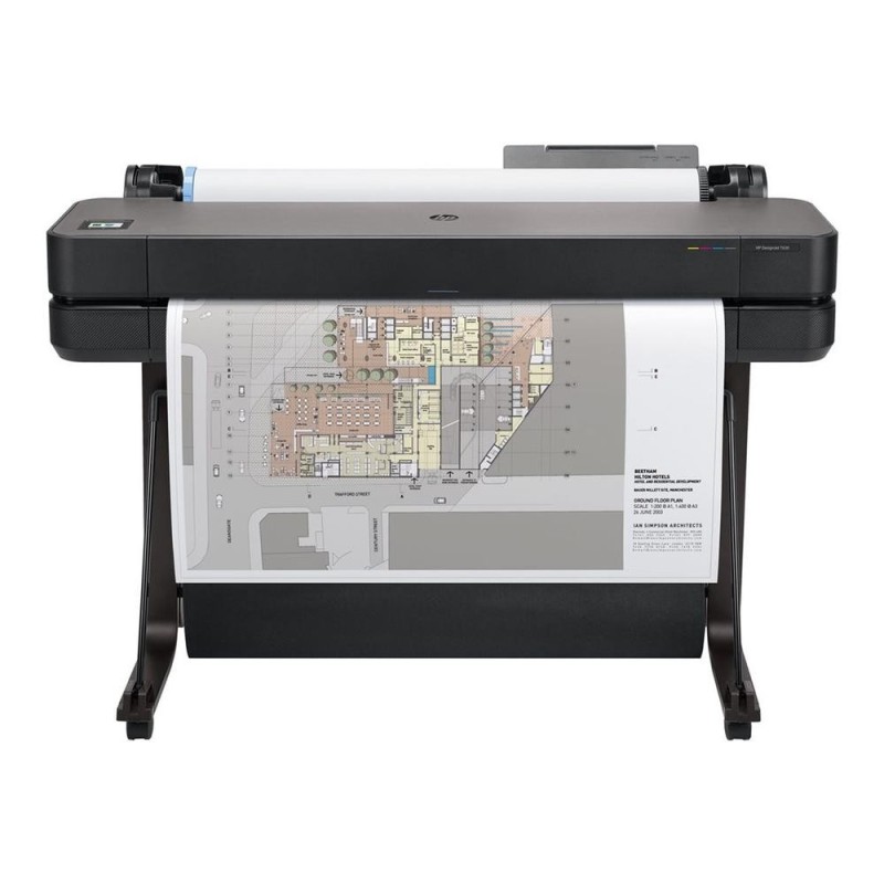 Plotter hp designjet t630 a0 36 pulgadas red - wifi - cortadora horizontal automatica
