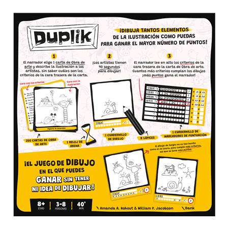 Juego de mesa duplik