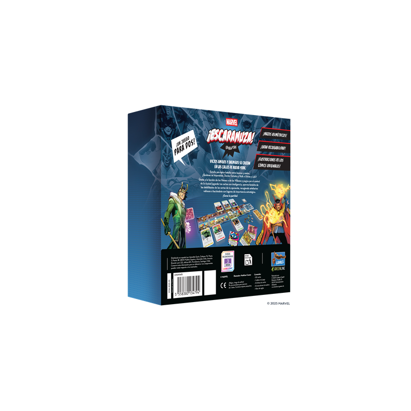 Juego de mesa marvel ¡escaramuza! en new york