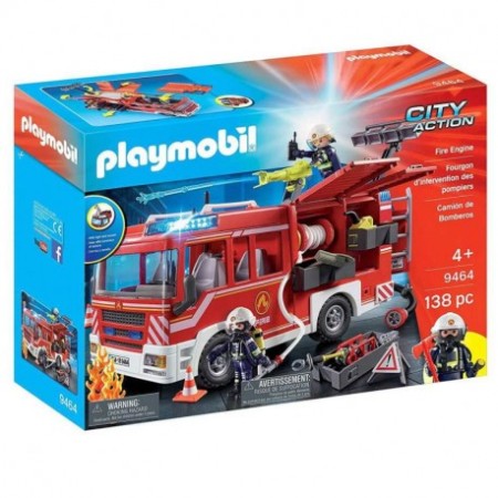 Playmobil ciudad accion - camion de bomberos