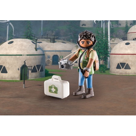 Playmobil dragones: nine realms: plowhorn & dangelo