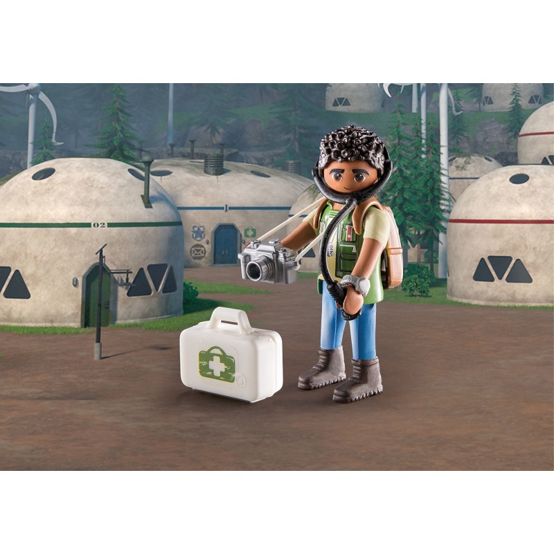 Playmobil dragones: nine realms: plowhorn & dangelo