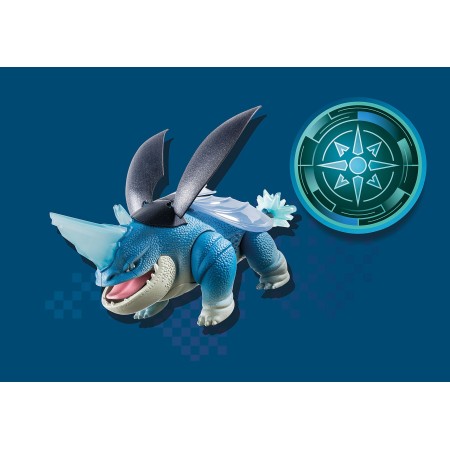 Playmobil dragones: nine realms: plowhorn & dangelo