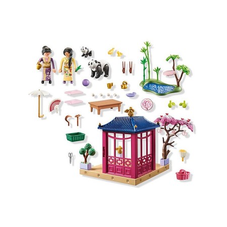 Playmobil - jardín asiático con panda