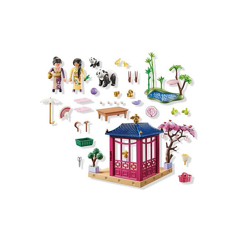 Playmobil - jardín asiático con panda