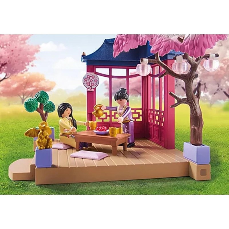 Playmobil - jardín asiático con panda