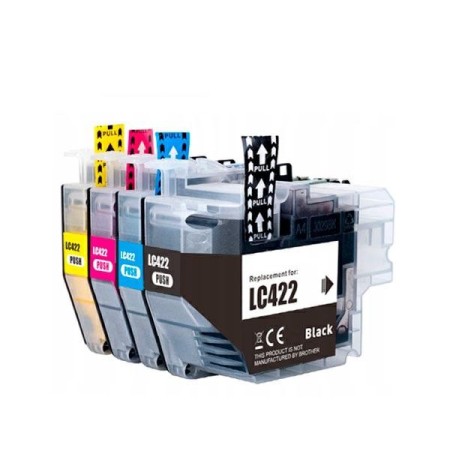 Cartucho de tinta compatible dayma brother lc422 magenta 550 pag. premium