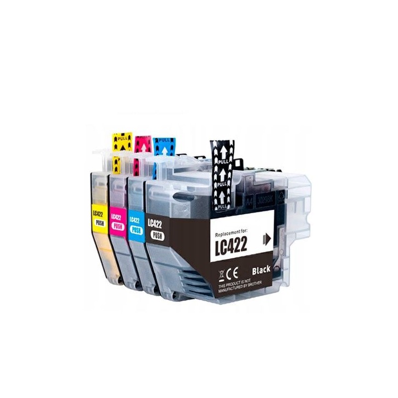 Cartucho de tinta compatible dayma brother lc422 magenta 550 pag. premium