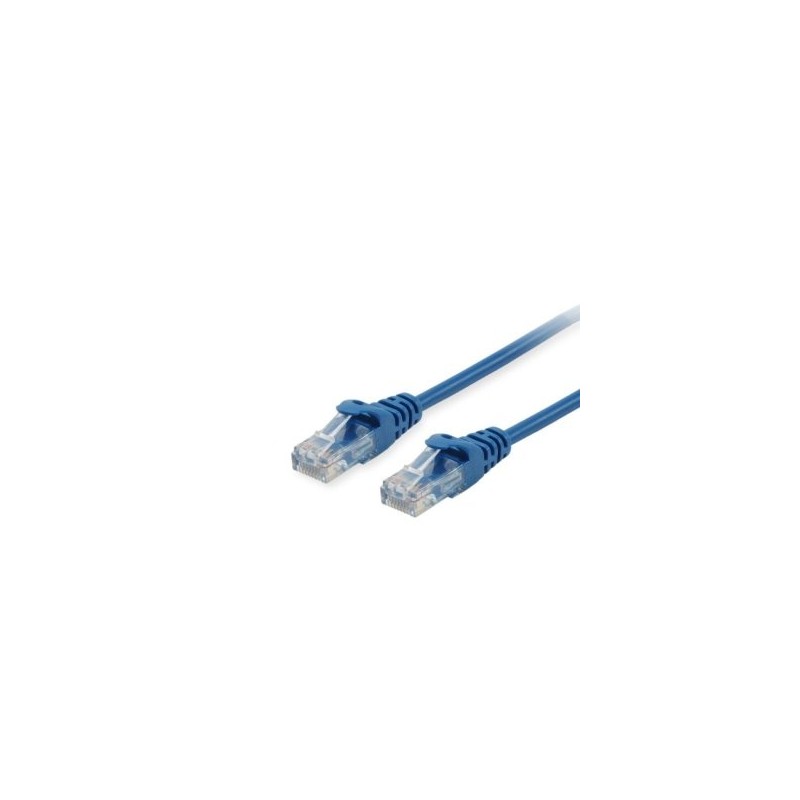 Cable red equip latiguillo rj45 u - utp cat6 20m azul