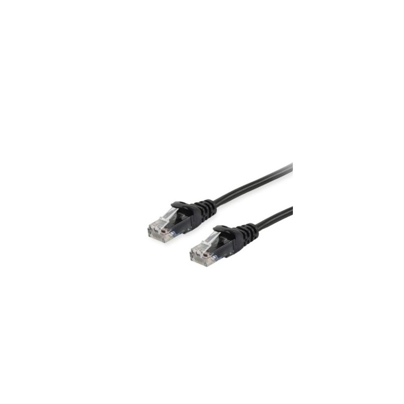 Cable red equip latiguillo rj45 u - utp cat6 5m negro