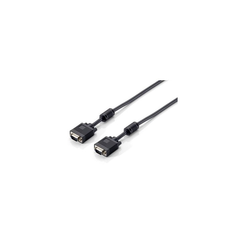 Cable svga equip 3coax macho - macho con ferritas - 15m