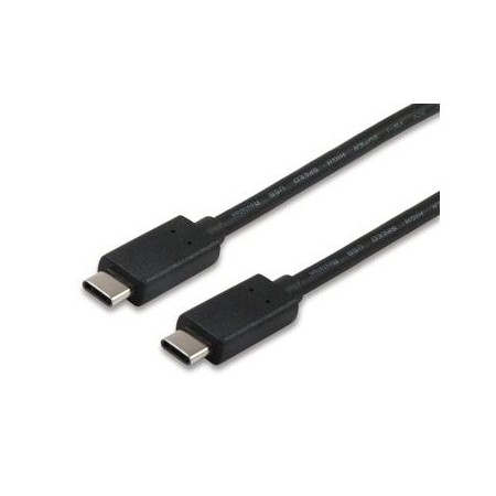 Cable equip usb tipo c macho a usb tipo c macho 1m