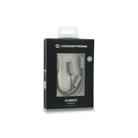 Hub usb tipo c conceptronic hubbies01g 1 x usb 3.0 - 2 x usb 2.0