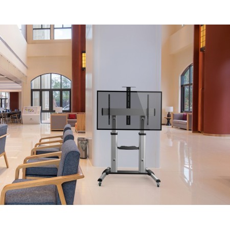Soporte suelo con ruedas tv equip vesa hasta 100 pulgadas 1000x600mm max 100kg