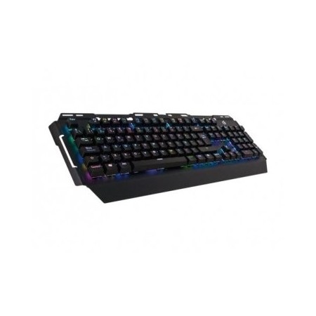 Teclado gaming conceptronic kronic01es mecanico rgb usb 8 teclas programables